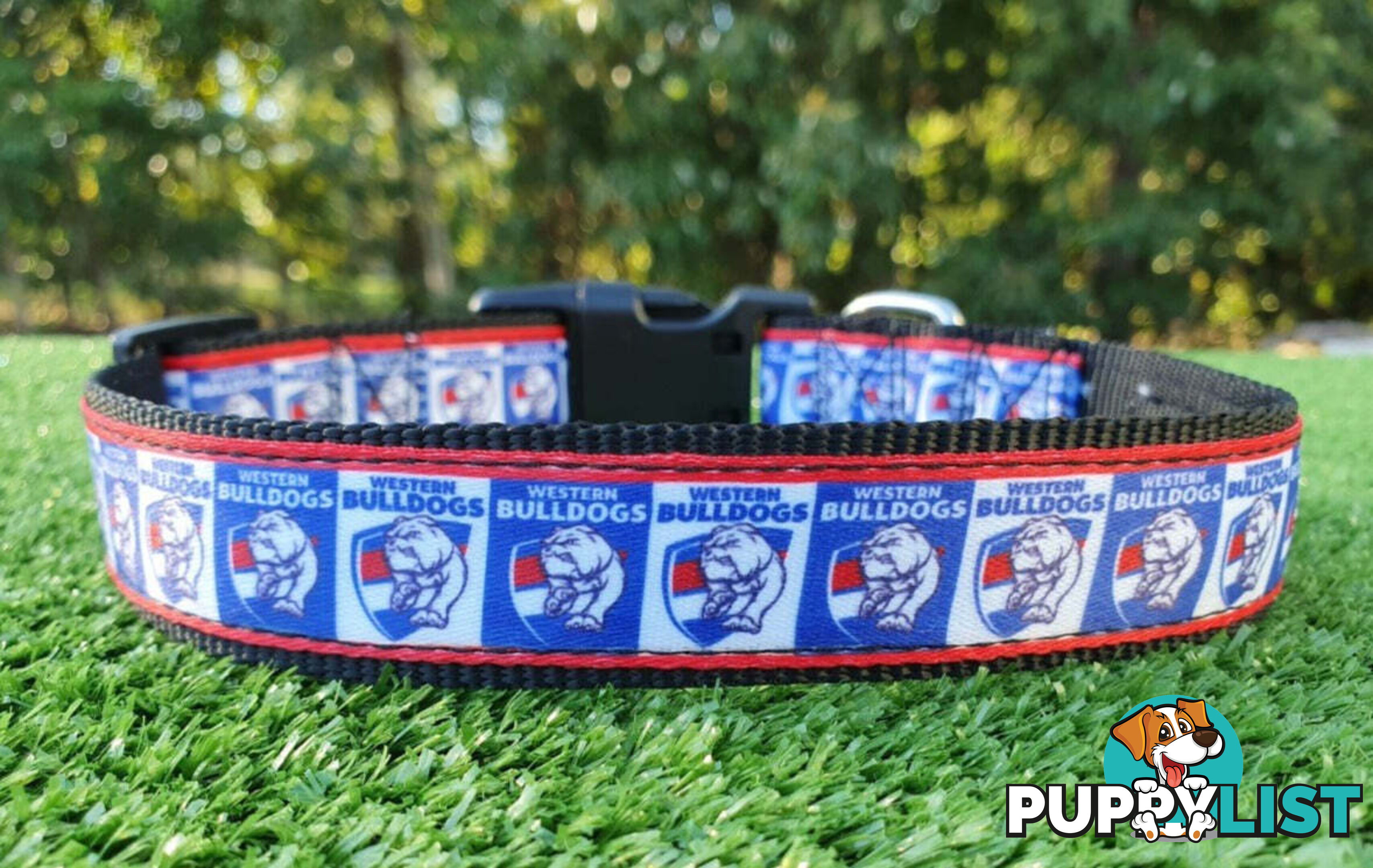 AFL Dog Collars, Footy - Aussie Rules - Moondidley Pets - MDPCOLAFLXSSKS