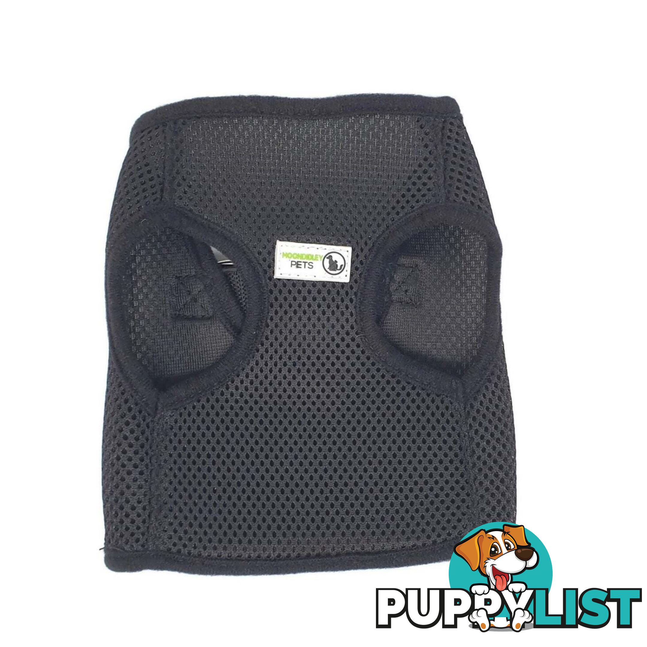 Doggie ID Vest Soft Air Mesh Personlised Embroidered - MDPIDVESSLBLU
