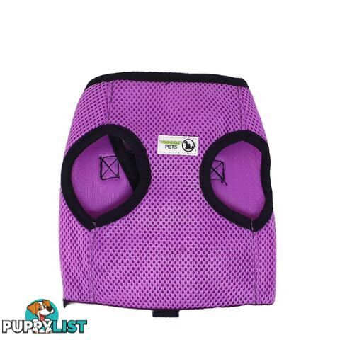 Doggie ID Vest Soft Air Mesh Personlised Embroidered - MDPIDVESSLBLU