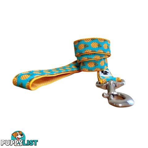 Pineapple Dog Lead - Hand Made by The Bark Side - TBSLDPINE201.8