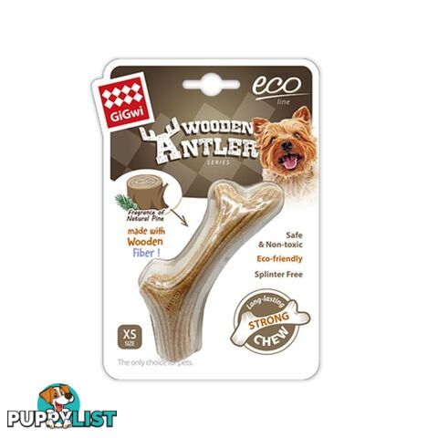 Dog Chew Wooden Antler Gigwi - WPS-DAG3300