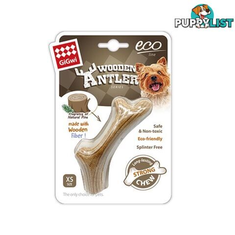 Dog Chew Wooden Antler Gigwi - WPS-DAG3300