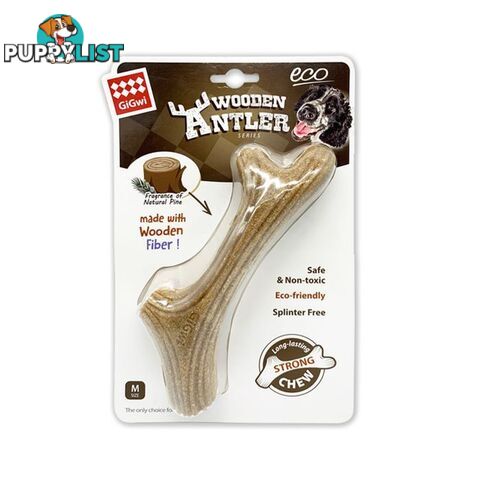 Dog Chew Wooden Antler Gigwi - WPS-DAG3300