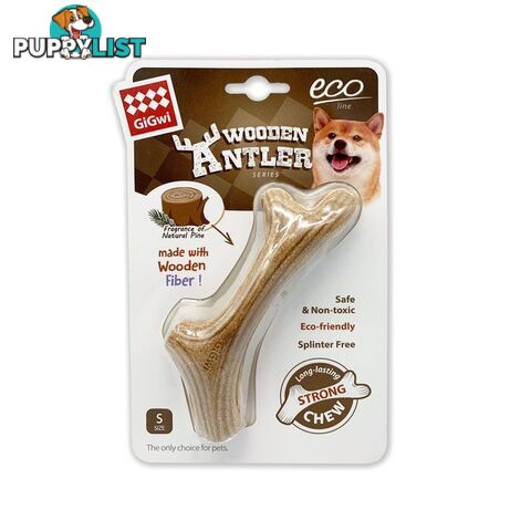 Dog Chew Wooden Antler Gigwi - WPS-DAG3300