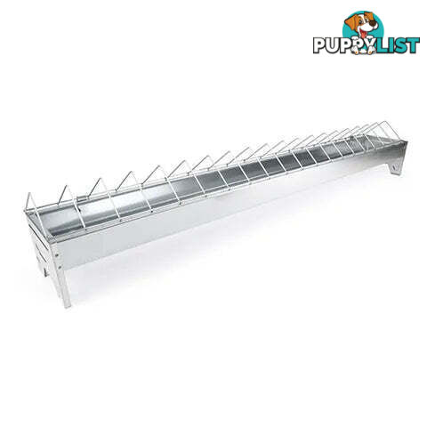 POULTRY GALVANISED FEED TROUGH - BAINBRIDGE - BB-A8072