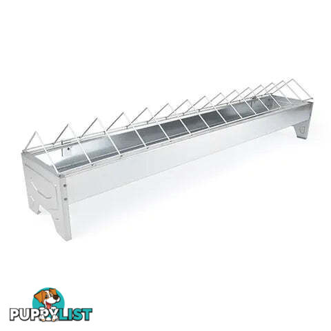POULTRY GALVANISED FEED TROUGH - BAINBRIDGE - BB-A8072