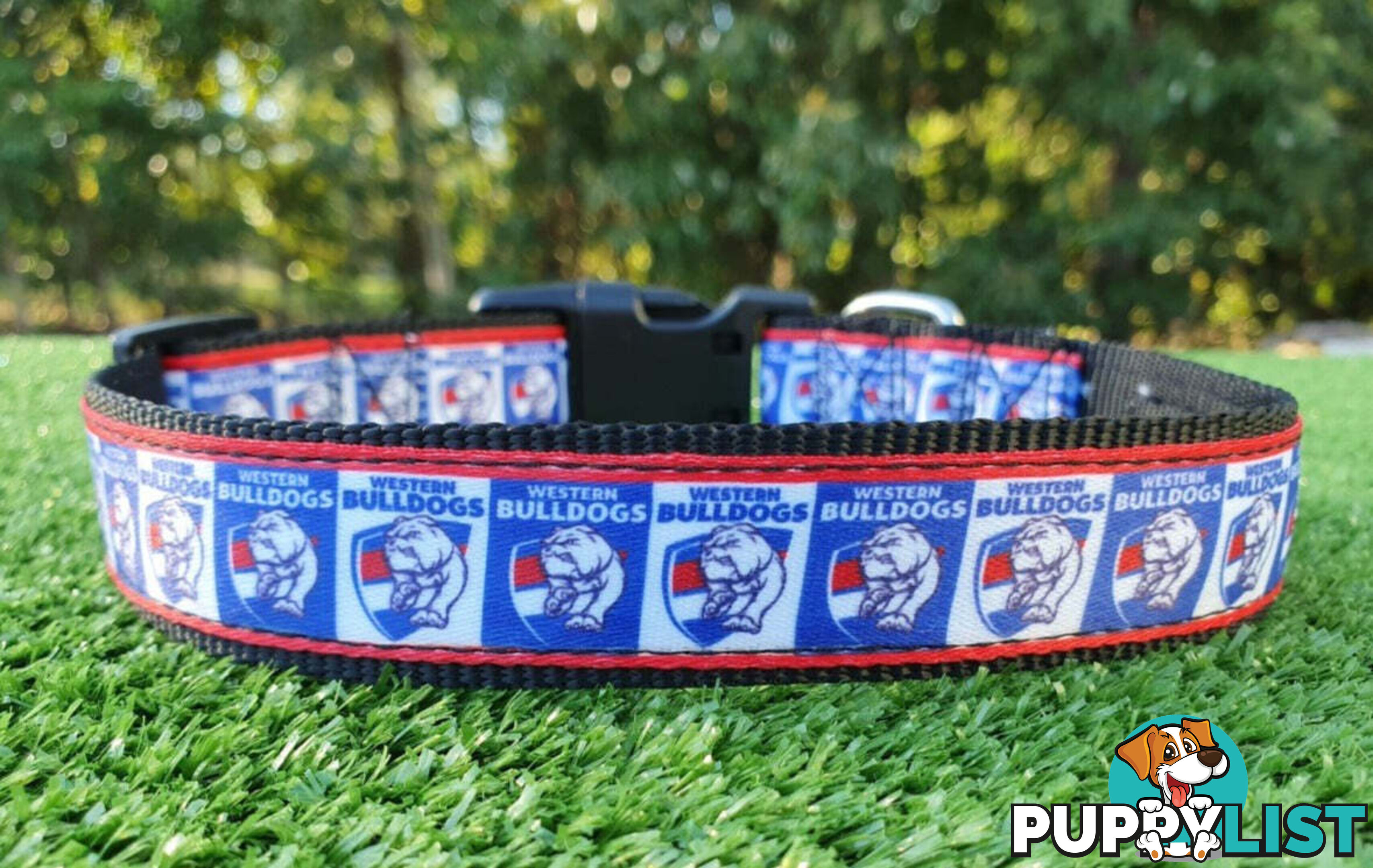AFL Dog Collars, Footy - Aussie Rules - Moondidley Pets - MDPCOLAFLMBL
