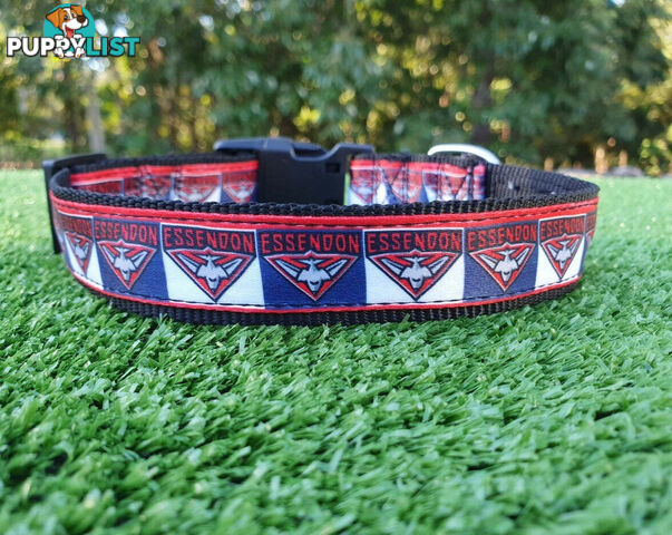 AFL Dog Collars, Footy - Aussie Rules - Moondidley Pets - MDPCOLAFLMBL