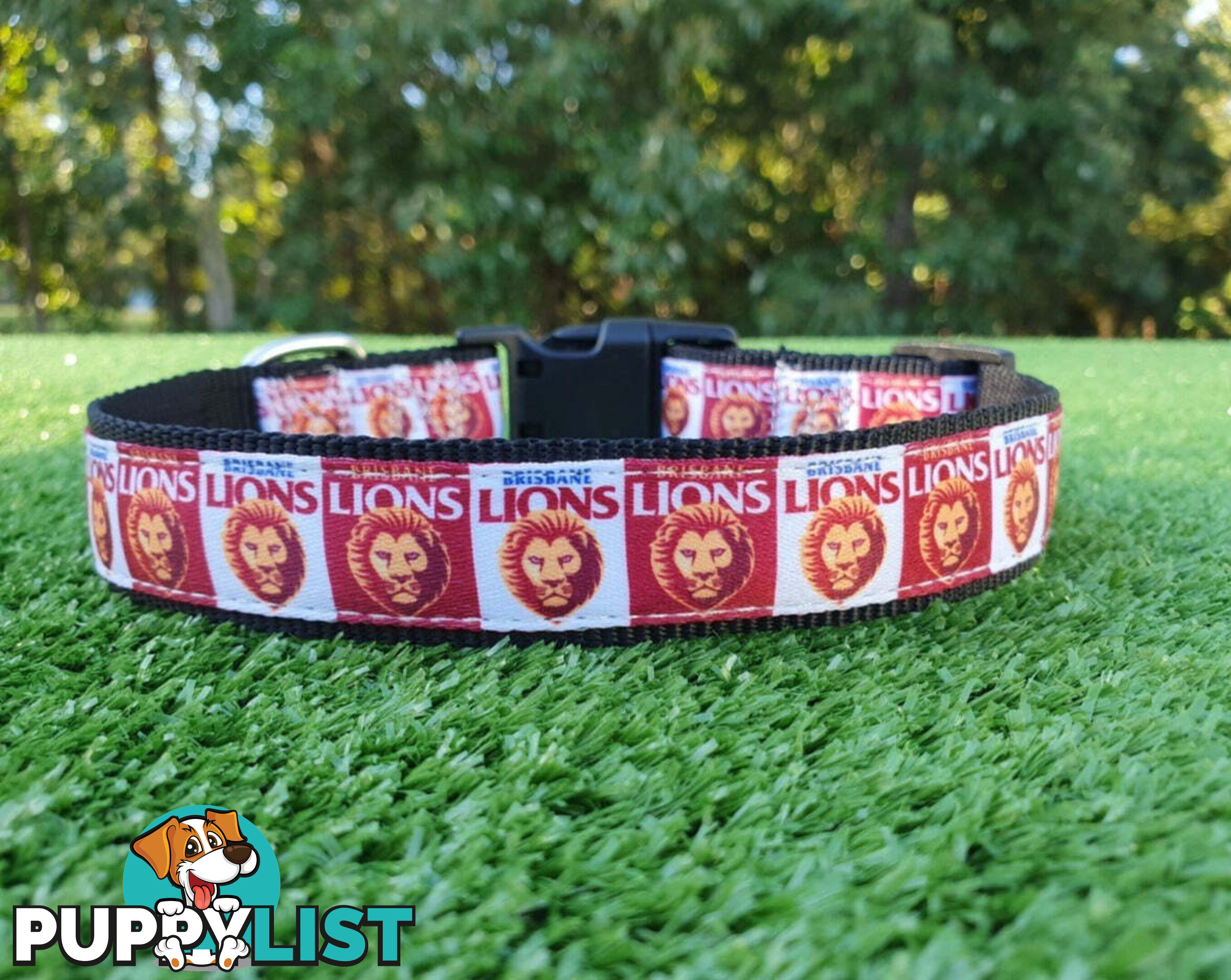 AFL Dog Collars, Footy - Aussie Rules - Moondidley Pets - MDPCOLAFLMBL