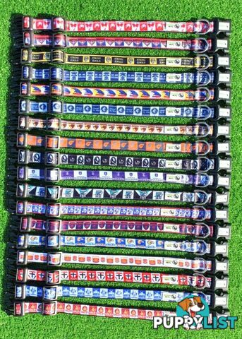AFL Dog Collars, Footy - Aussie Rules - Moondidley Pets - MDPCOLAFLMBL