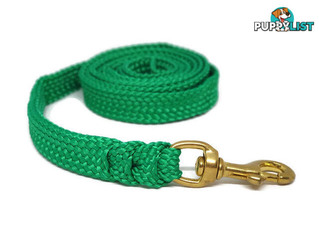 1.8m to 10m Long Dog Lead No Stitching Tough Yarnix 20mm Wide - YNXLD2010BRPNK