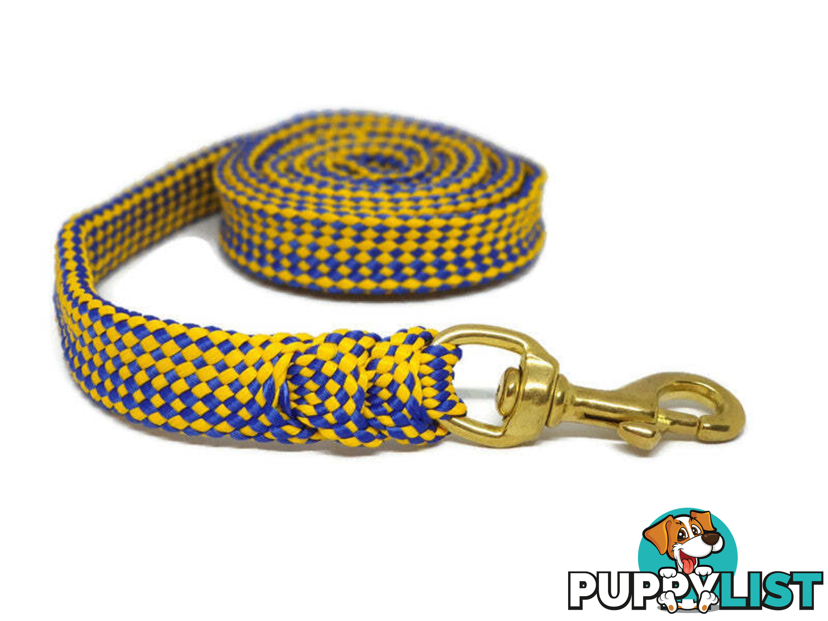 1.8m to 10m Long Dog Lead No Stitching Tough Yarnix 20mm Wide - YNXLD2010BRPNK