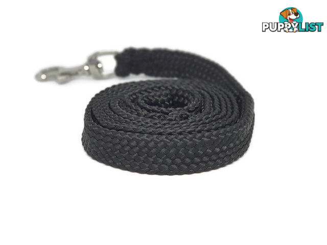 1.8m to 10m Long Dog Lead No Stitching Tough Yarnix 20mm Wide - YNXLD2010BRPNK