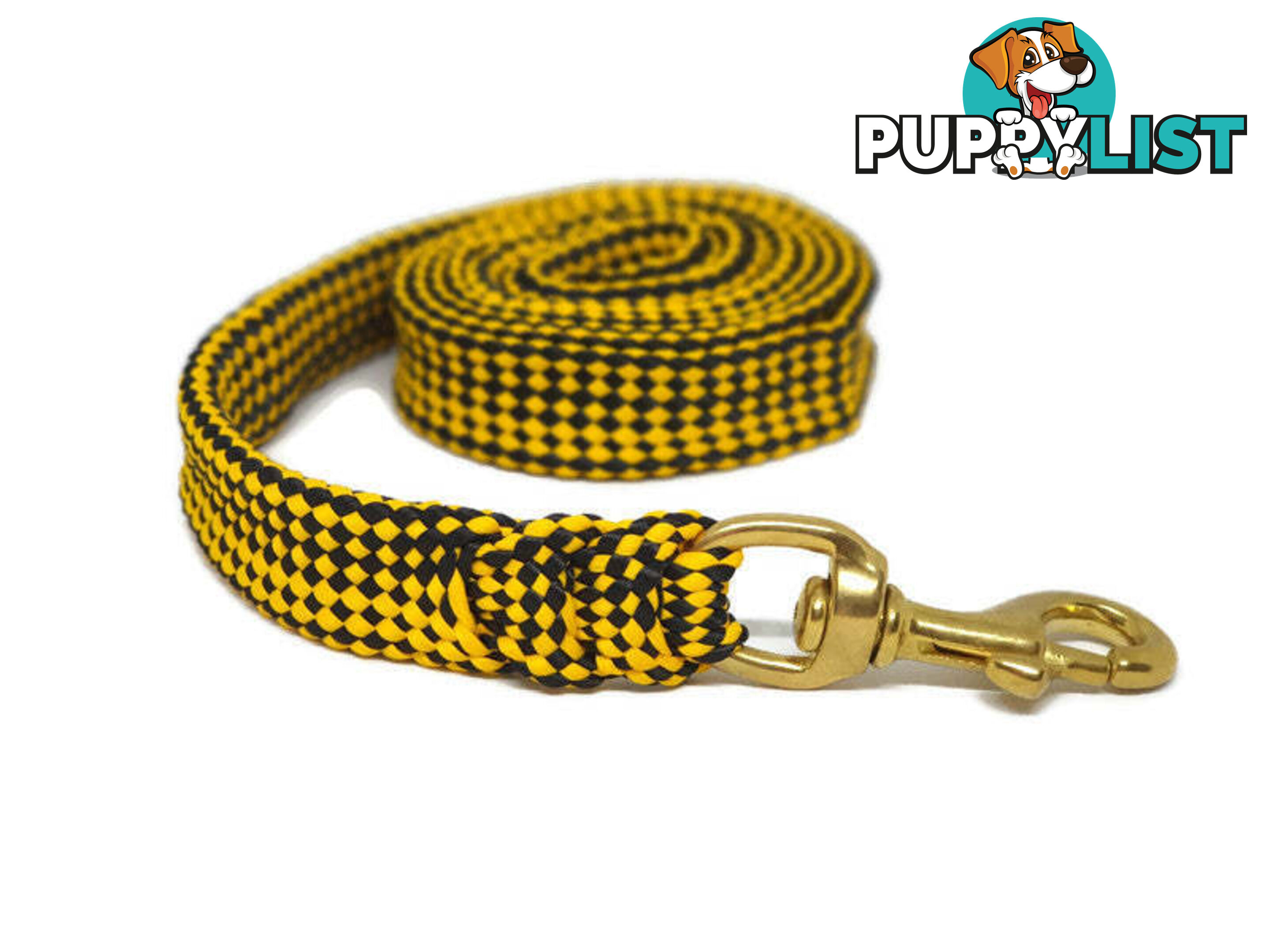 1.8m to 10m Long Dog Lead No Stitching Tough Yarnix 20mm Wide - YNXLD2010BRPNK