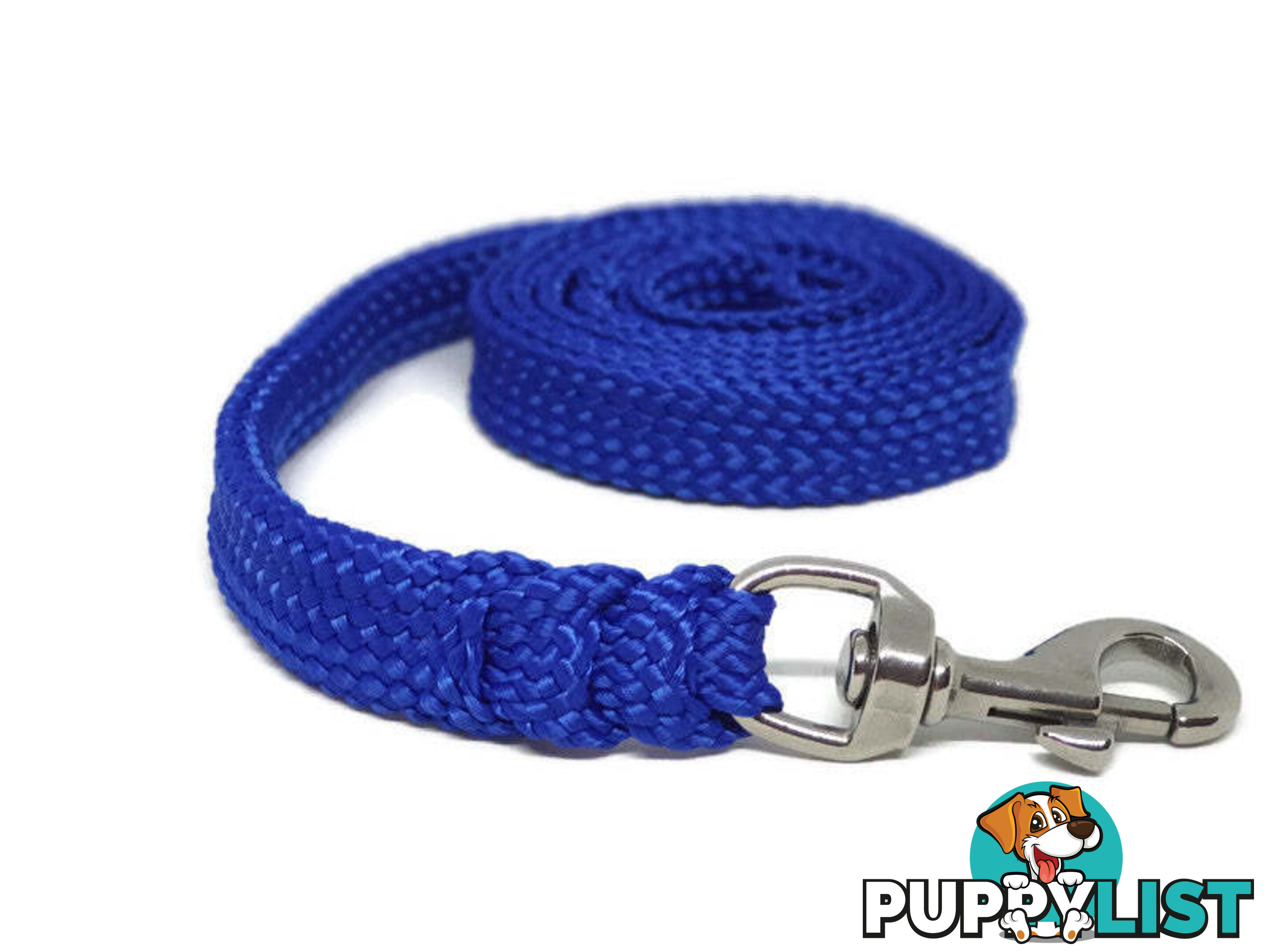 1.8m to 10m Long Dog Lead No Stitching Tough Yarnix 20mm Wide - YNXLD2010BRPNK