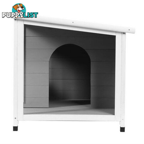 i.Pet Dog Kennel House Large Wooden Outdoor Pet Kennels Indoor Puppy Cabin Log - PET-GT-DH7S-GR