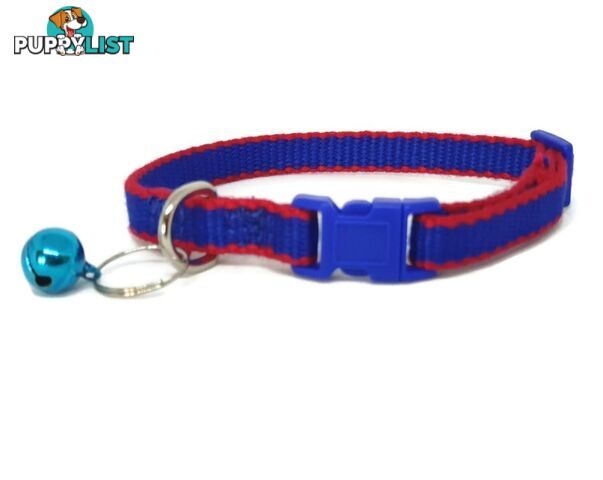 100% Pure Bamboo Fibre Cat Collar Plastic Buckle - Moondidley Pets - MDPCOLBLK
