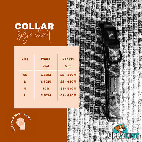 Designer Dog Collars by Explore with Paws - EWPCOLXSLEON