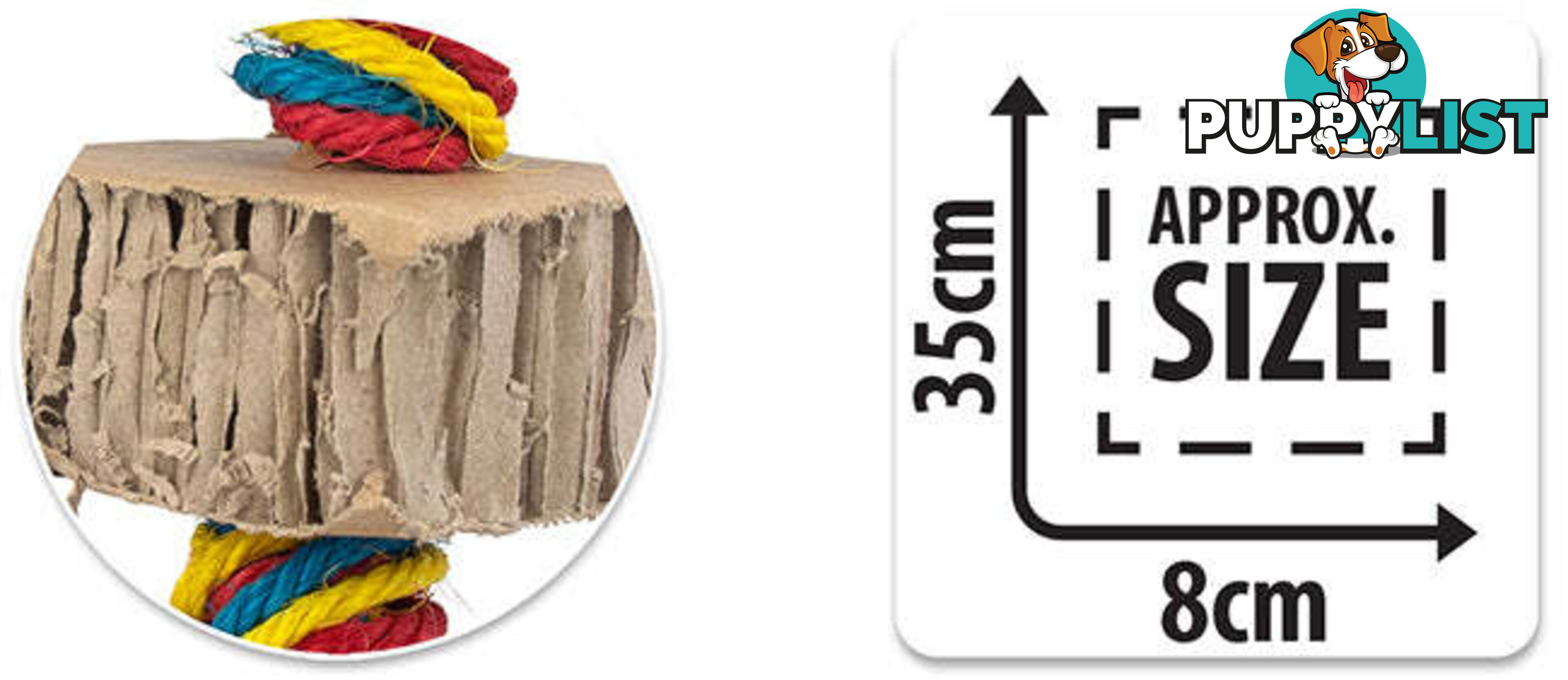 BIRD TOY DESTRUCTIVE - SHREDZ CARDBOARD TOWER X 3 & X 4 - BAINBRIDGE - BB-A8389