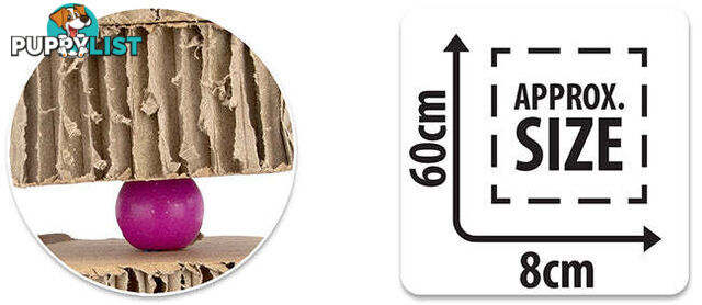 BIRD TOY DESTRUCTIVE - SHREDZ CARDBOARD TOWER X 3 & X 4 - BAINBRIDGE - BB-A8389