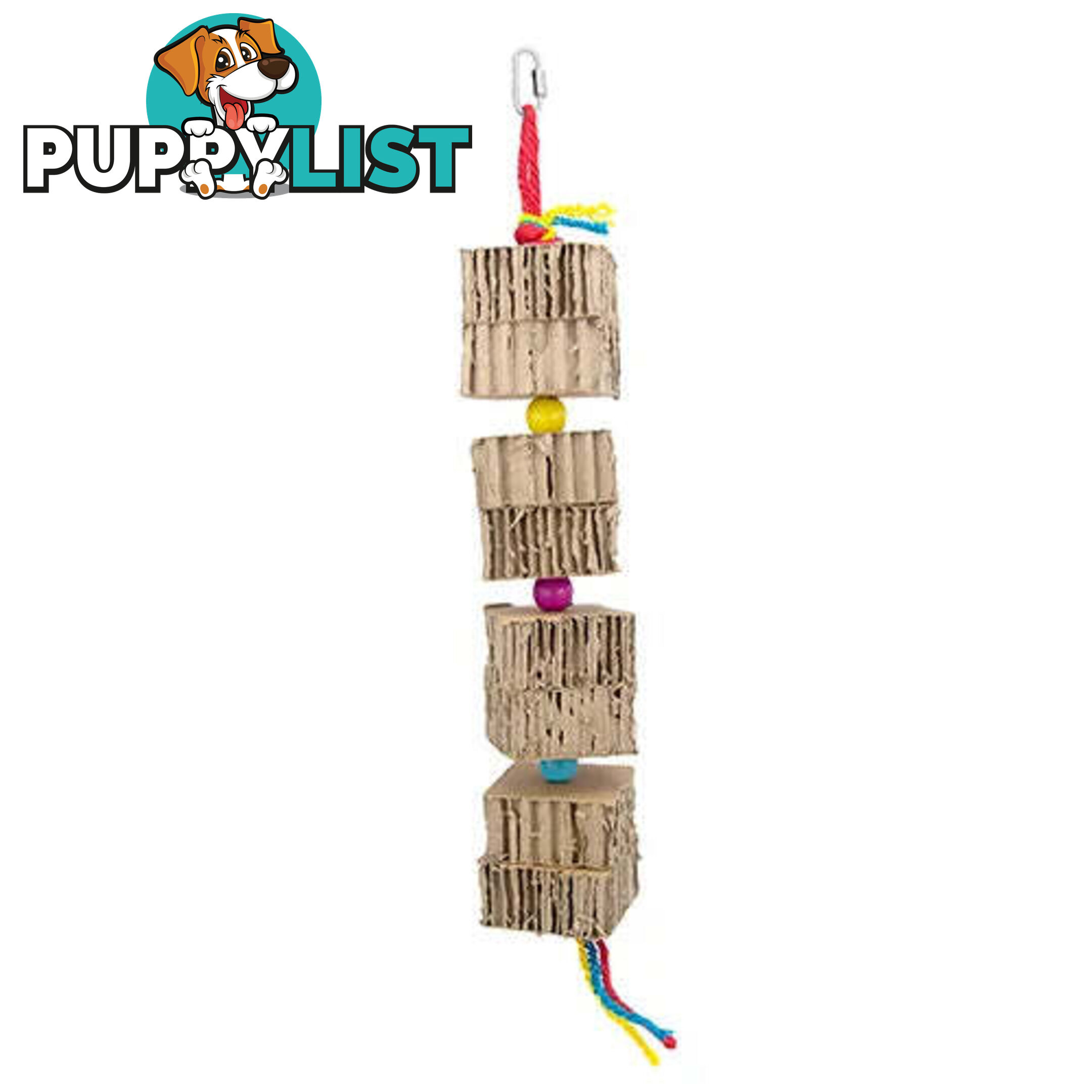 BIRD TOY DESTRUCTIVE - SHREDZ CARDBOARD TOWER X 3 & X 4 - BAINBRIDGE - BB-A8389