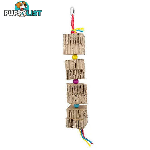 BIRD TOY DESTRUCTIVE - SHREDZ CARDBOARD TOWER X 3 & X 4 - BAINBRIDGE - BB-A8389