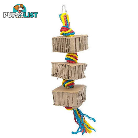 BIRD TOY DESTRUCTIVE - SHREDZ CARDBOARD TOWER X 3 & X 4 - BAINBRIDGE - BB-A8389