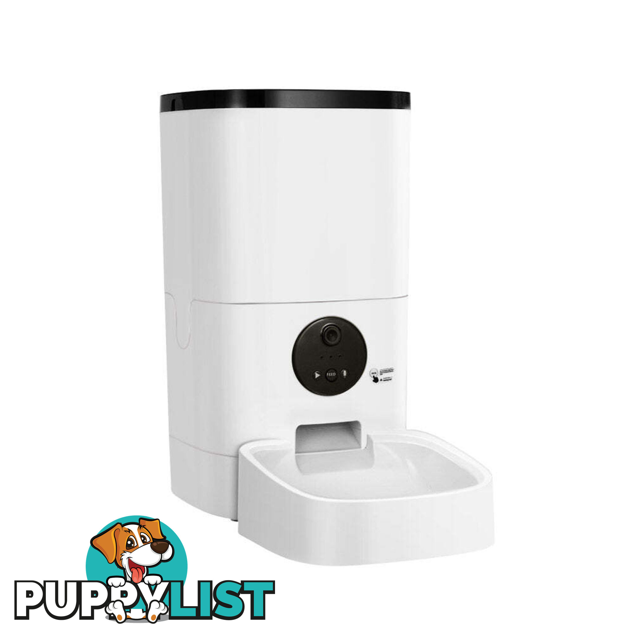 i.Pet Automatic Pet Feeder 6L Wifi Camera Dog Cat Smart Food Dispenser Timer - PET-FEEDER-6L-VIDEO-WH