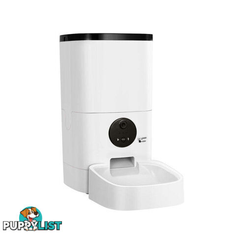 i.Pet Automatic Pet Feeder 6L Wifi Camera Dog Cat Smart Food Dispenser Timer - PET-FEEDER-6L-VIDEO-WH