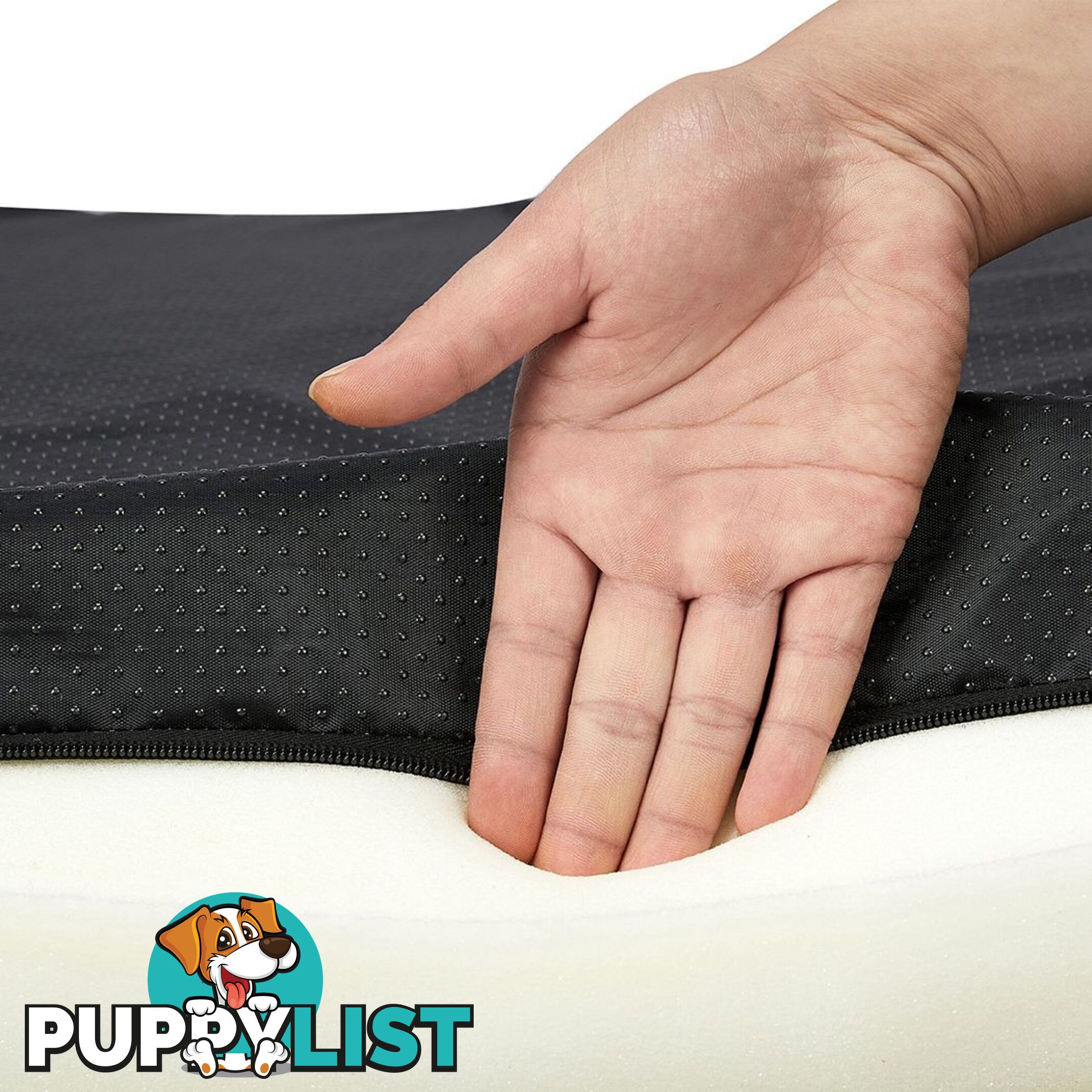 Dog Calming Bed Pet Cat Removable Cover Washable Orthopedic Memory Foam PaWz - WB-PT1058-S-KH