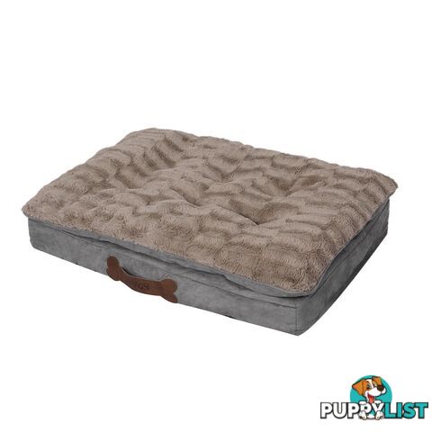 Dog Calming Bed Pet Cat Removable Cover Washable Orthopedic Memory Foam PaWz - WB-PT1058-S-KH