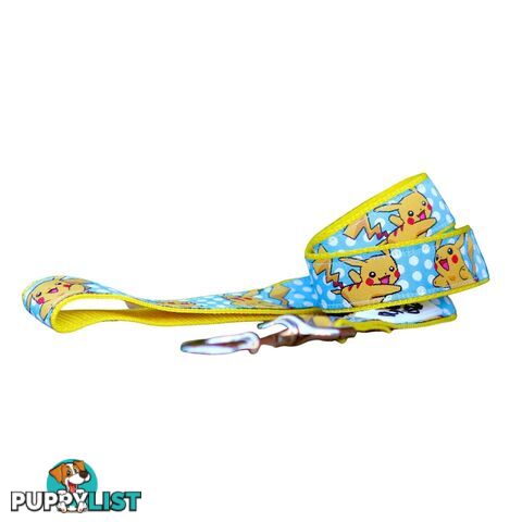 Pikachu Dog Lead / Pokemon / Dog Leash - Hand Made by The Bark Side - TBSLDPIK251.8