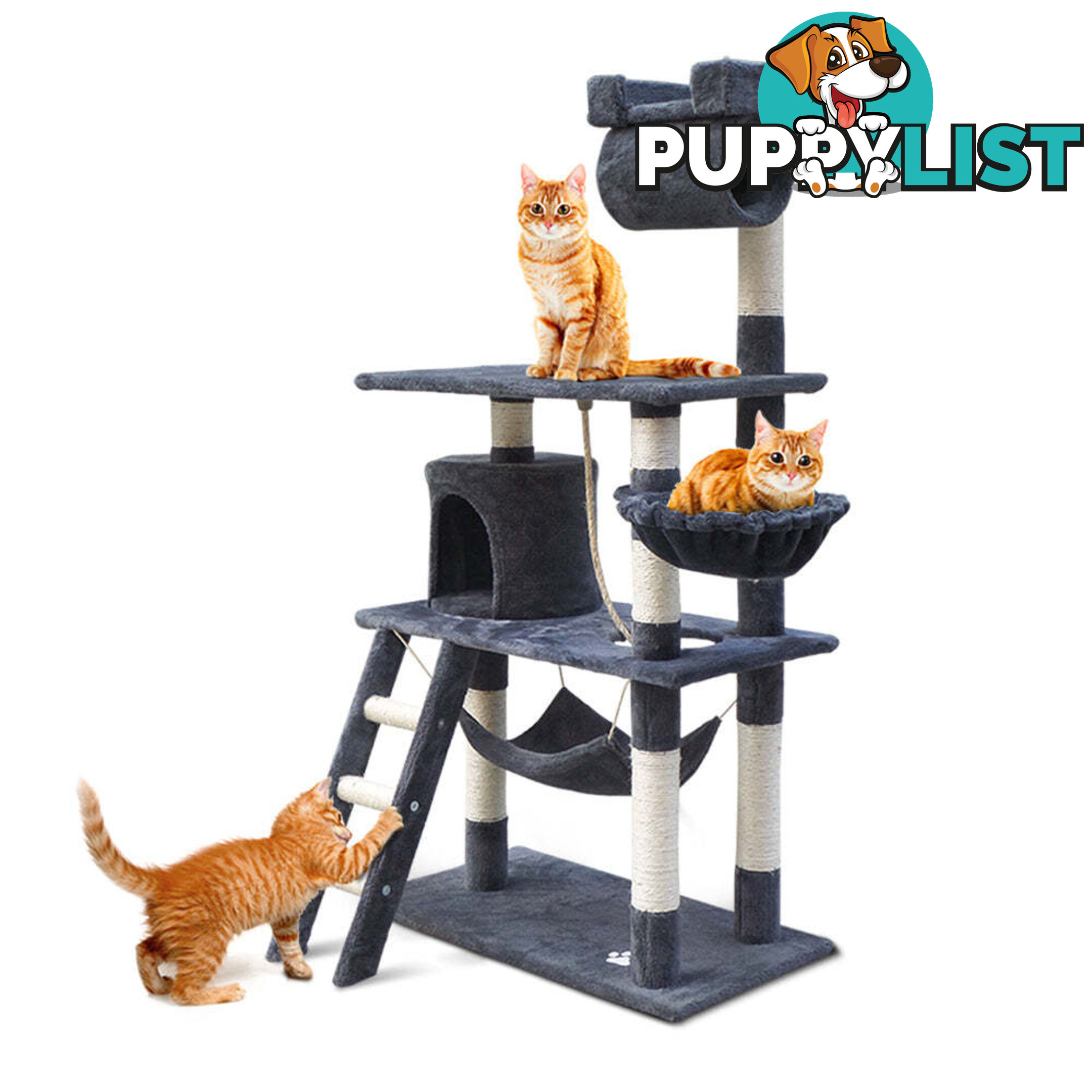 i.Pet 141cm Cat Scratching Post - PET-CAT-PCT63-GR