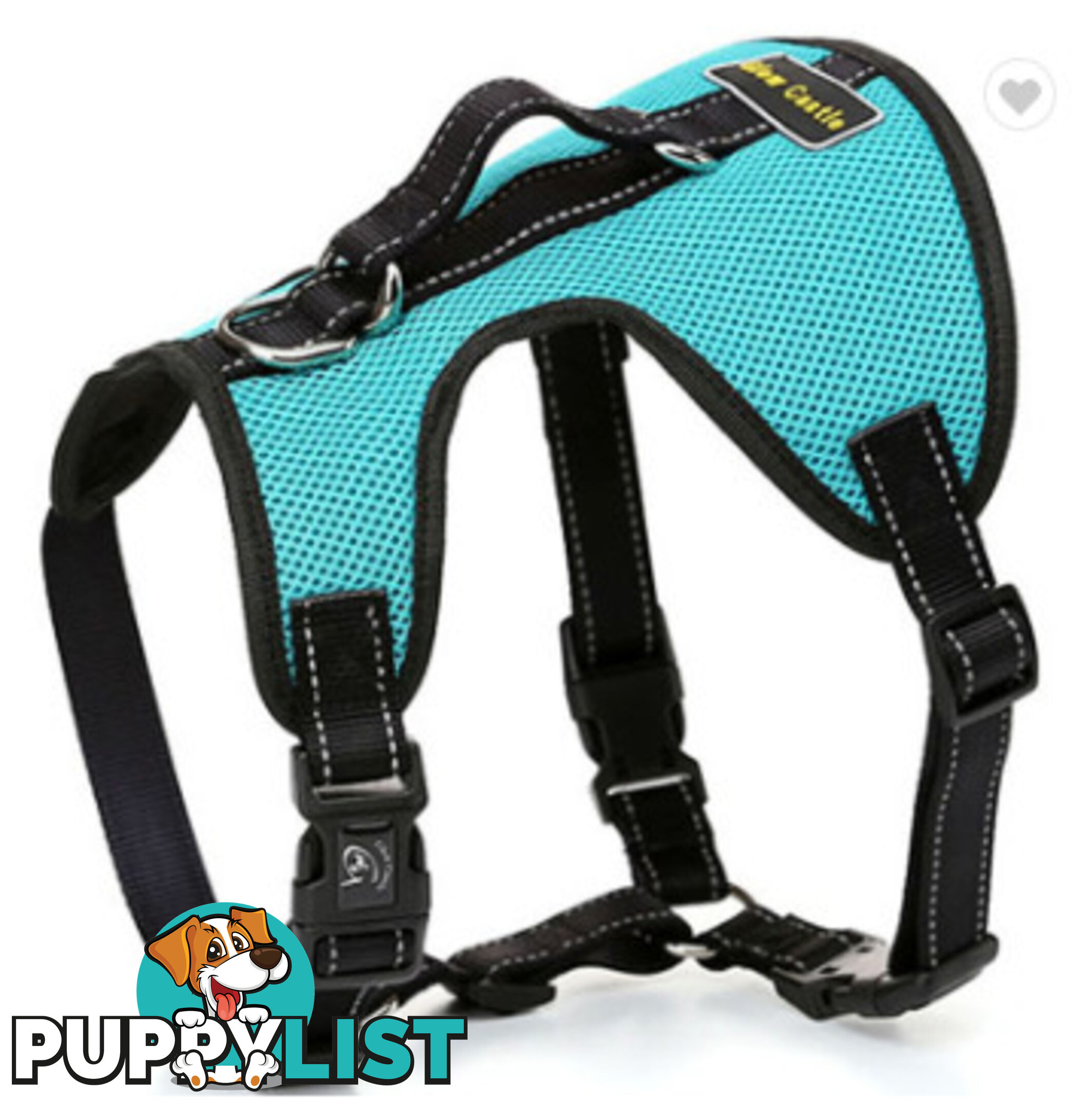 Dog Harness Billi Bob Soft Mesh Reflective Webbing - Moondidley Pets - MDPHARBILMGRN