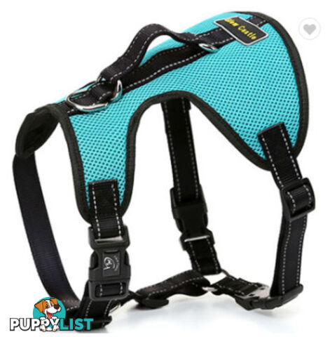 Dog Harness Billi Bob Soft Mesh Reflective Webbing - Moondidley Pets - MDPHARBILMGRN