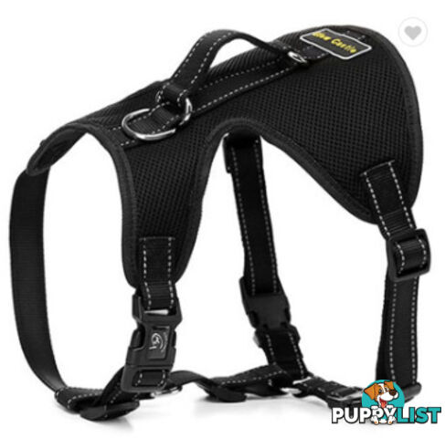 Dog Harness Billi Bob Soft Mesh Reflective Webbing - Moondidley Pets - MDPHARBILMGRN