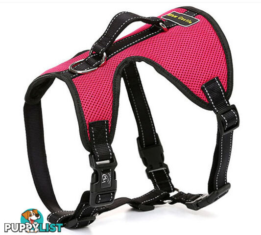 Dog Harness Billi Bob Soft Mesh Reflective Webbing - Moondidley Pets - MDPHARBILMGRN