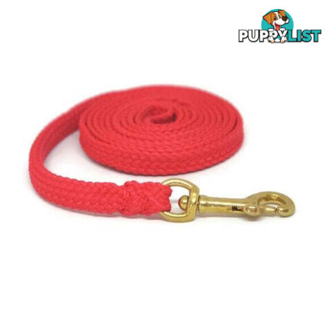 1.8m to 10m Long Dog Lead No Stitching Tough Yarnix 10mm Wide - YNXLD10-1.8YELBR