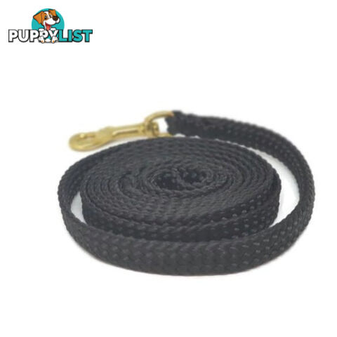 1.8m to 10m Long Dog Lead No Stitching Tough Yarnix 10mm Wide - YNXLD10-1.8YELBR