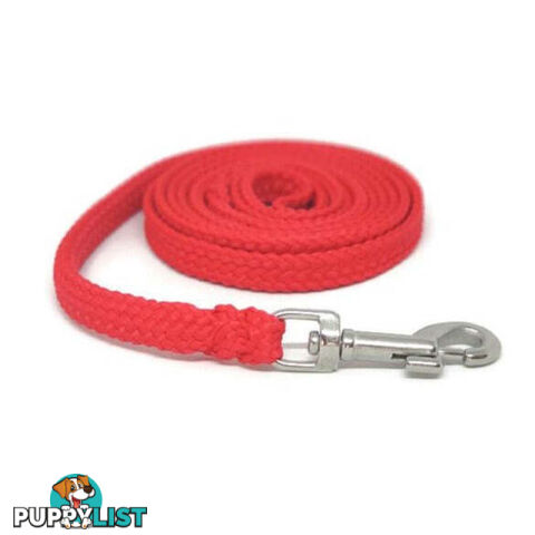 1.8m to 10m Long Dog Lead No Stitching Tough Yarnix 10mm Wide - YNXLD10-1.8YELBR