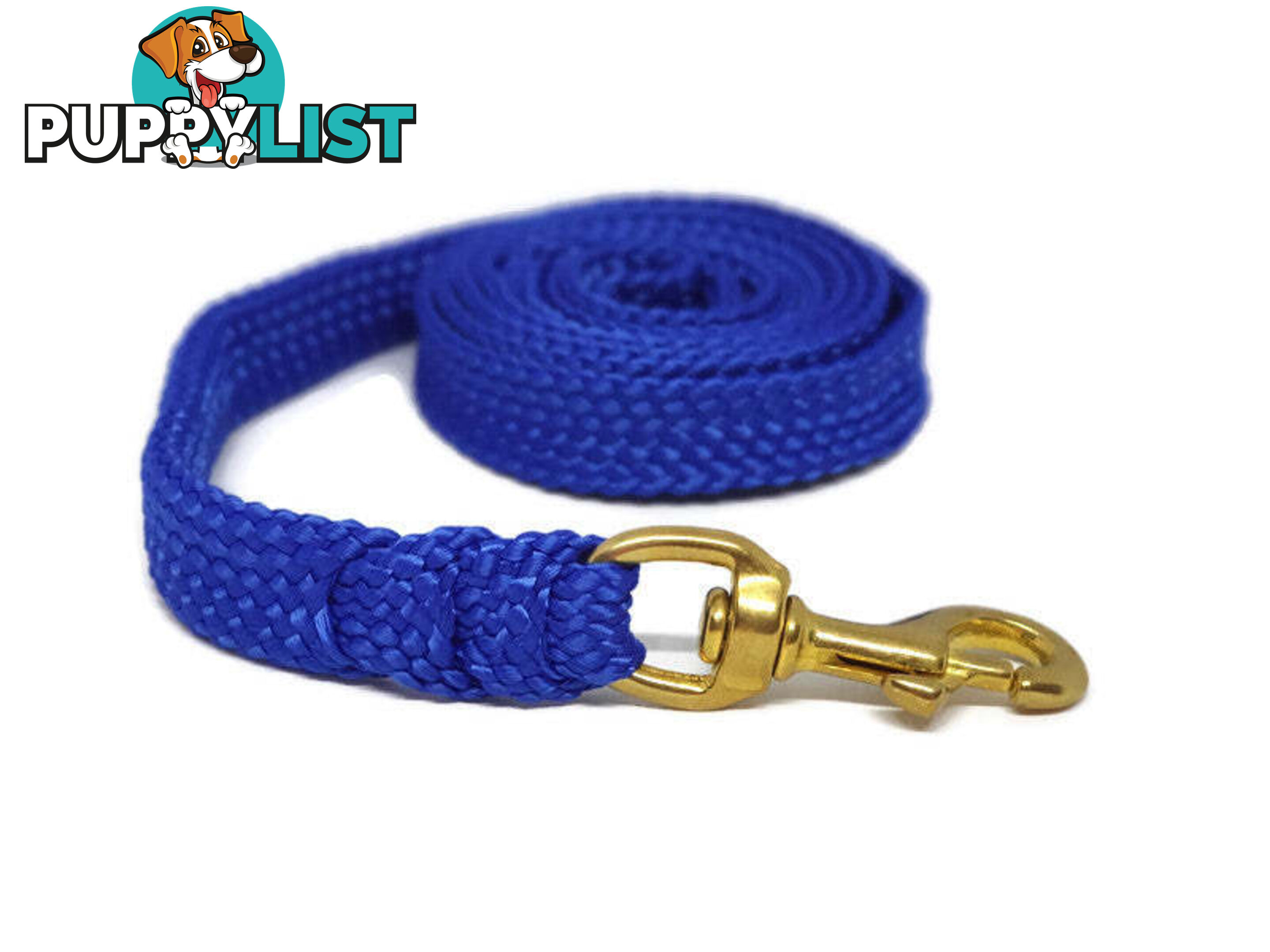 1.8m to 10m Long Dog Lead No Stitching Tough Yarnix 20mm Wide - YNXLD205SSPNK