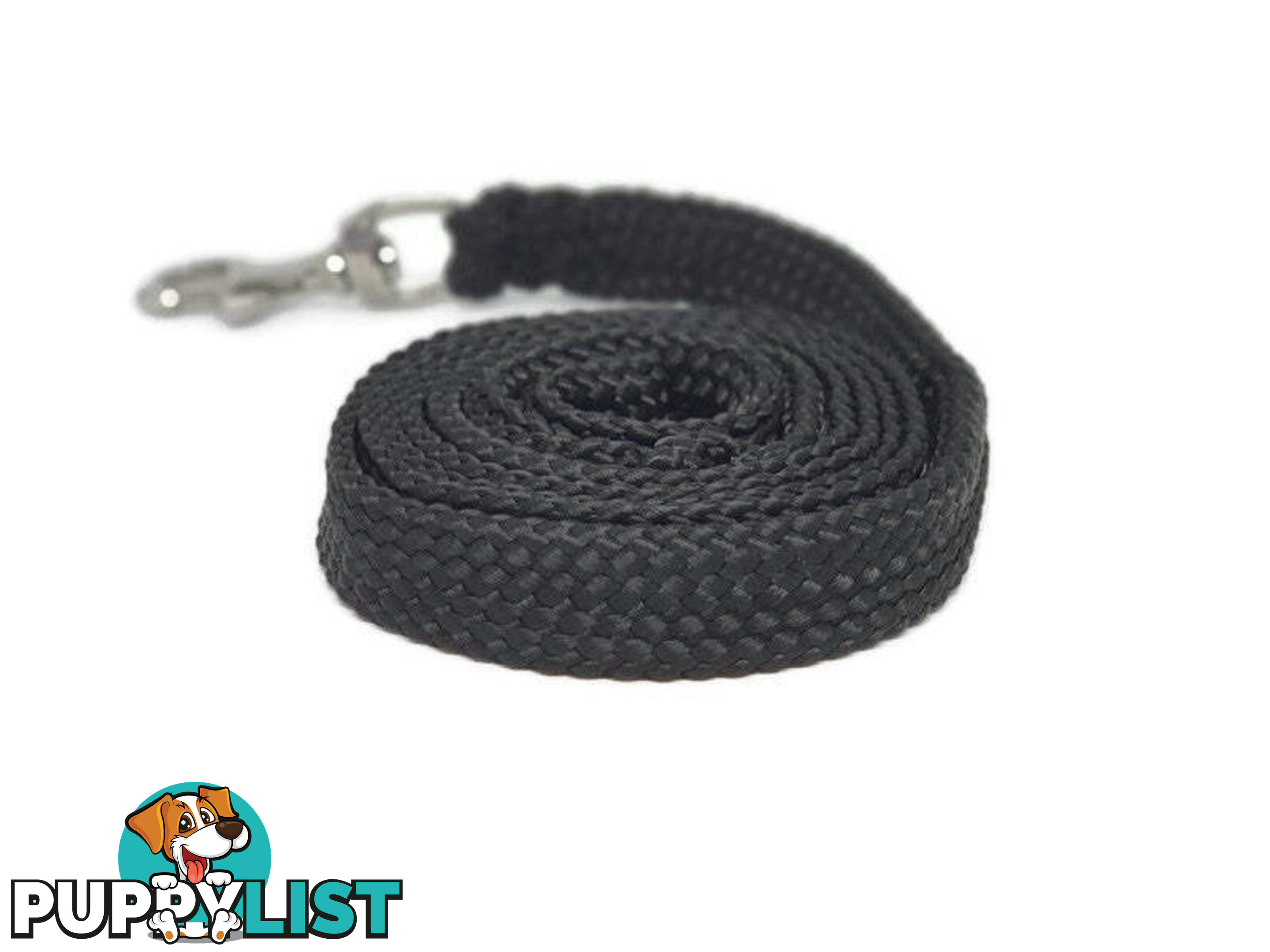 1.8m to 10m Long Dog Lead No Stitching Tough Yarnix 20mm Wide - YNXLD205SSPNK