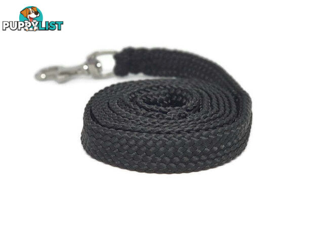 1.8m to 10m Long Dog Lead No Stitching Tough Yarnix 20mm Wide - YNXLD205SSPNK