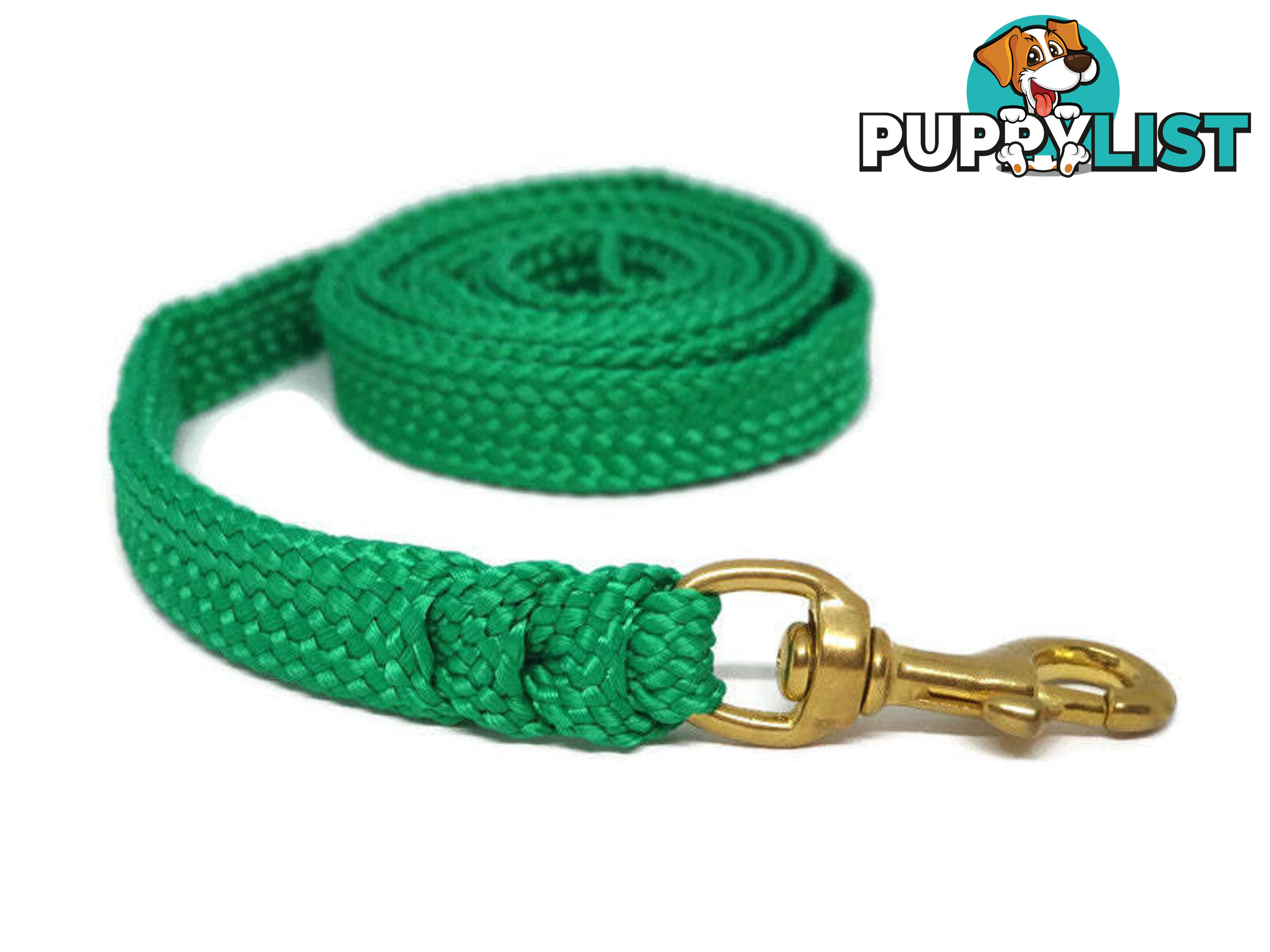 1.8m to 10m Long Dog Lead No Stitching Tough Yarnix 20mm Wide - YNXLD205SSPNK