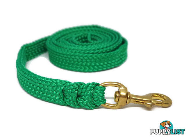 1.8m to 10m Long Dog Lead No Stitching Tough Yarnix 20mm Wide - YNXLD205SSPNK
