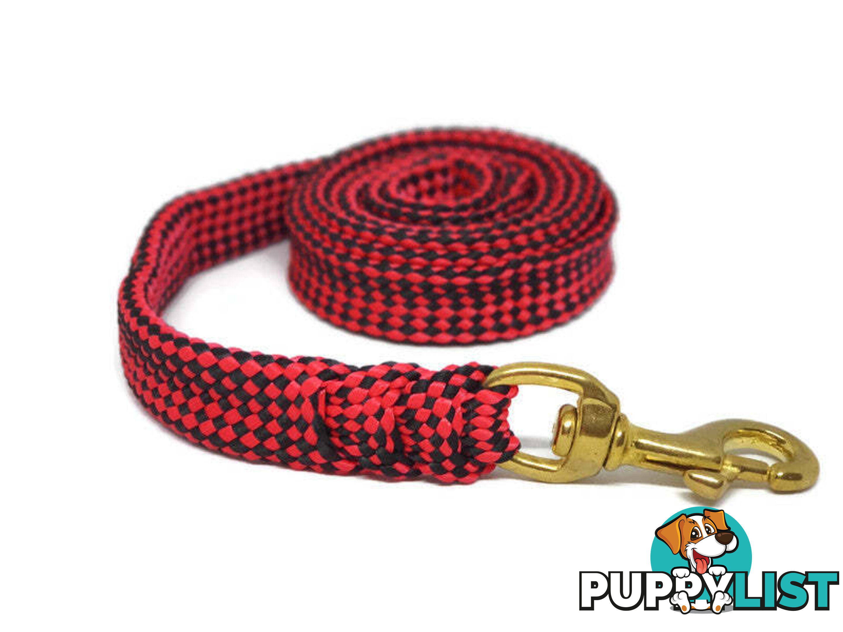 1.8m to 10m Long Dog Lead No Stitching Tough Yarnix 20mm Wide - YNXLD205SSPNK