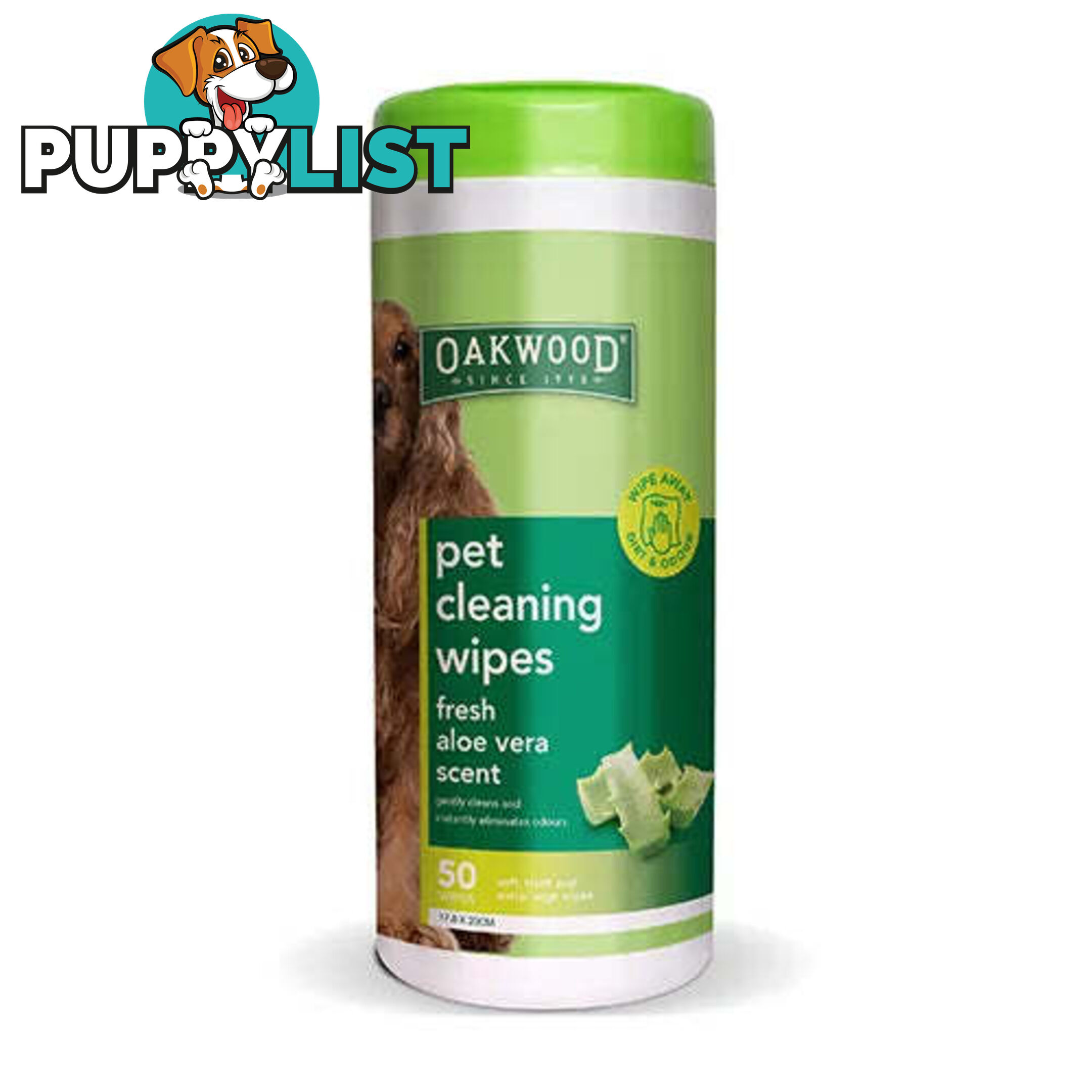 OAKWOOD PET CLEANING WIPES 50 PACK - BAINBRIDGE - BB-A7241