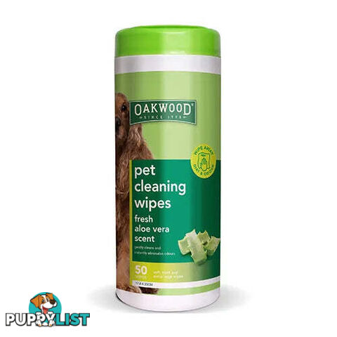 OAKWOOD PET CLEANING WIPES 50 PACK - BAINBRIDGE - BB-A7241