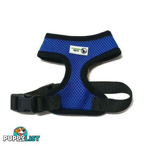 Pet Harness Soft Air Mesh Padded Adjustable  - Moondidley Pets - MDPHARMESSGRN