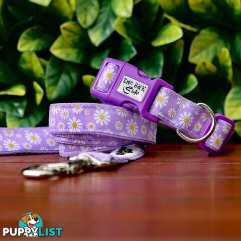 Daisy Dog Collar -  Hand Made by The Bark Side - TBSDAIMLAV